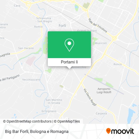 Mappa Big Bar Forlì
