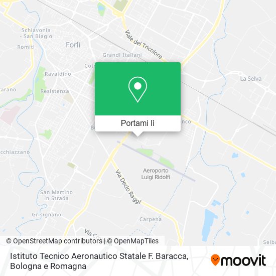 Mappa Istituto Tecnico Aeronautico Statale F. Baracca