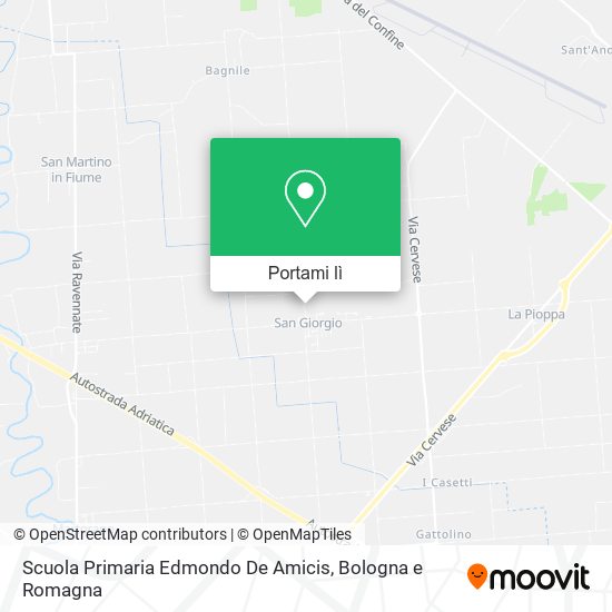 Mappa Scuola Primaria Edmondo De Amicis