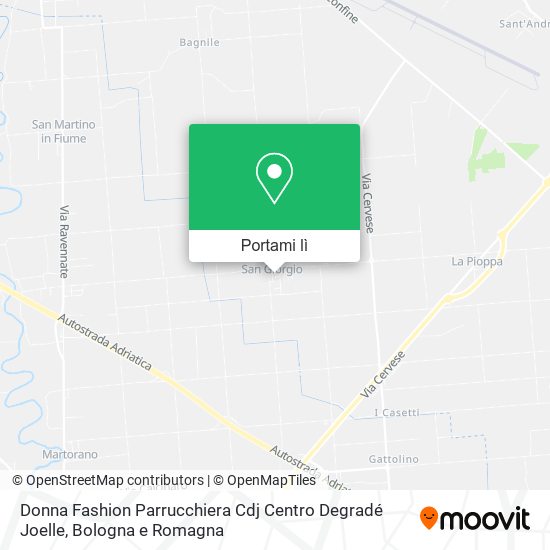 Mappa Donna Fashion Parrucchiera Cdj Centro Degradé Joelle