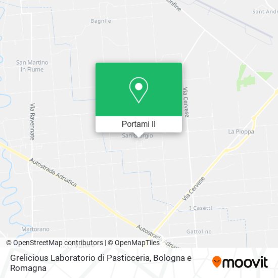 Mappa Grelicious Laboratorio di Pasticceria