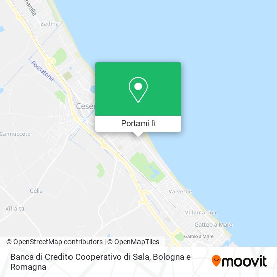 Mappa Banca di Credito Cooperativo di Sala