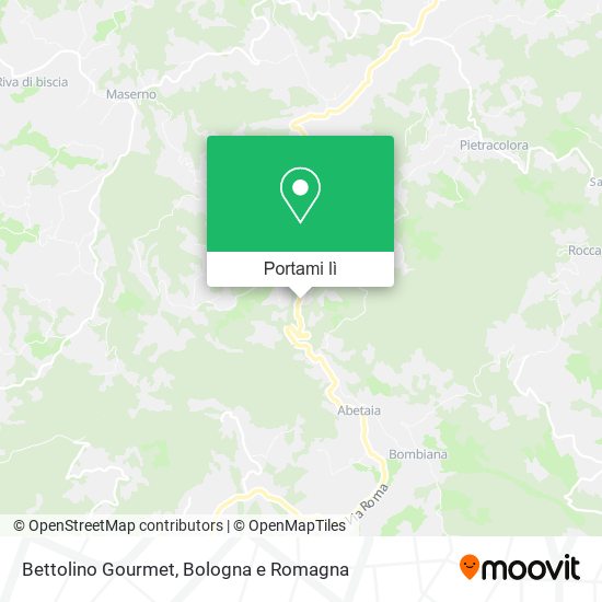 Mappa Bettolino Gourmet