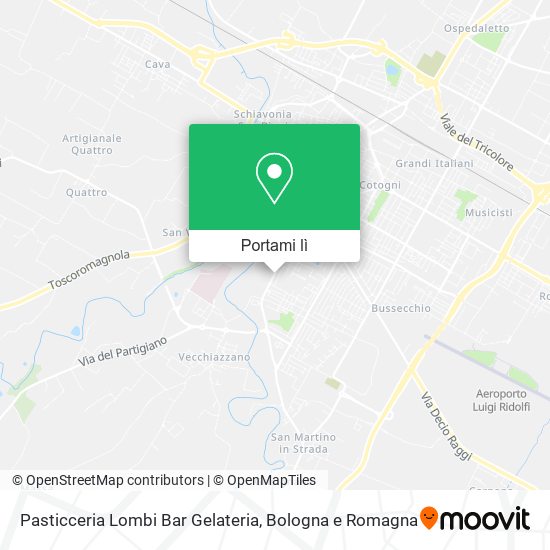 Mappa Pasticceria Lombi Bar Gelateria