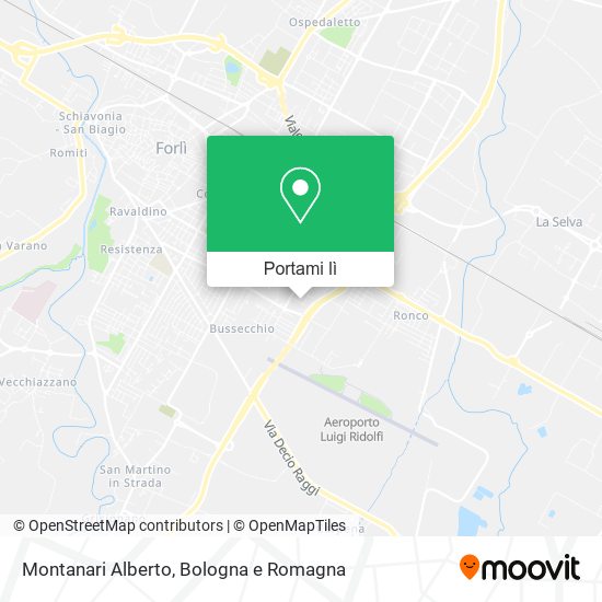 Mappa Montanari Alberto