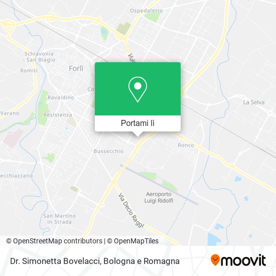 Mappa Dr. Simonetta Bovelacci