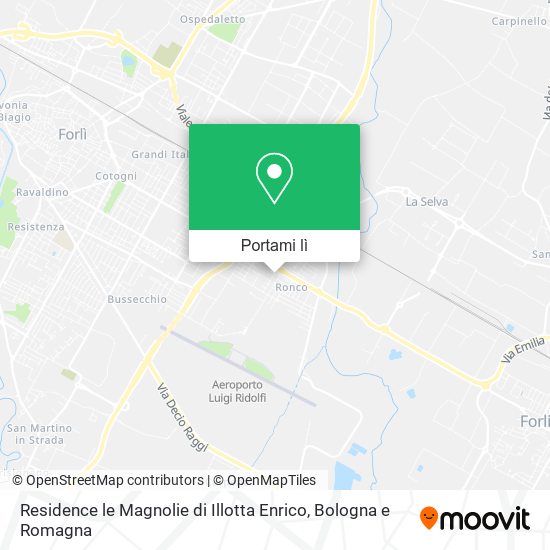 Mappa Residence le Magnolie di Illotta Enrico