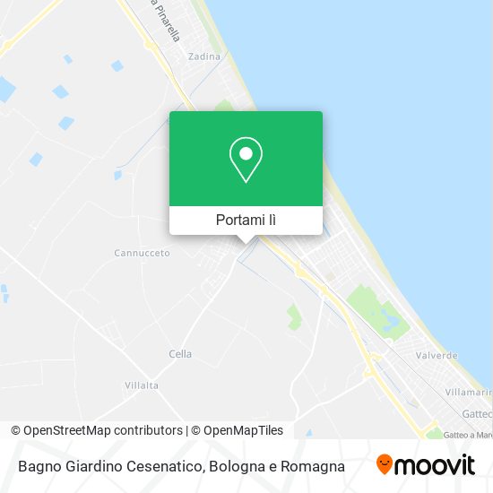 Mappa Bagno Giardino Cesenatico