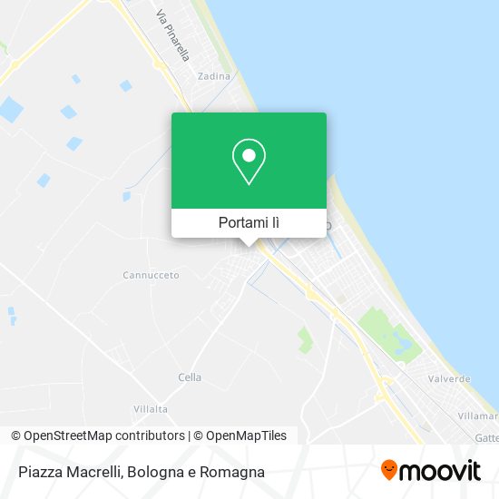 Mappa Piazza Macrelli