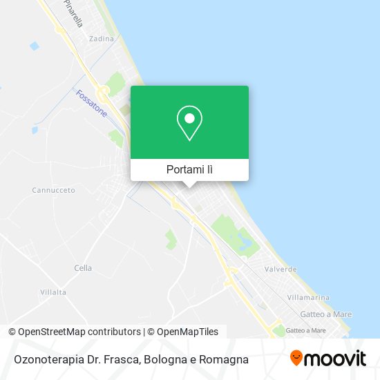 Mappa Ozonoterapia Dr. Frasca
