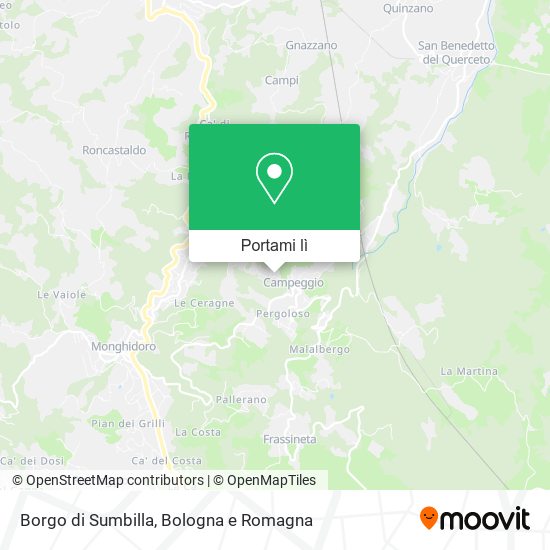 Mappa Borgo di Sumbilla