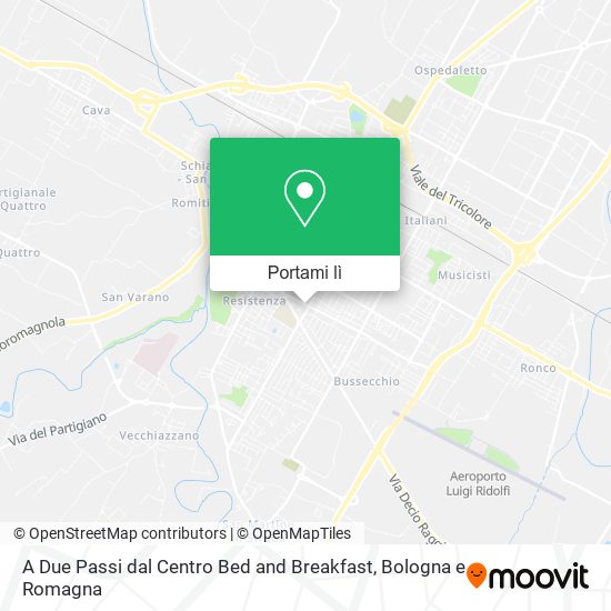 Mappa A Due Passi dal Centro Bed and Breakfast
