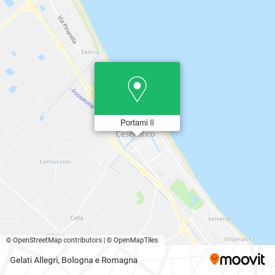 Mappa Gelati Allegri