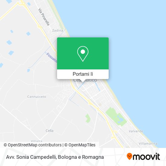 Mappa Avv. Sonia Campedelli