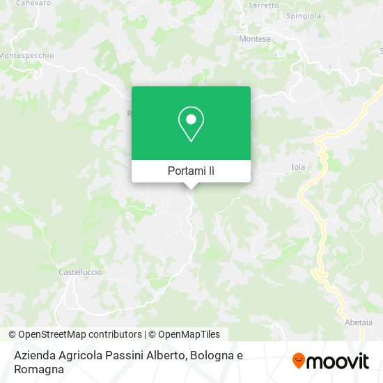 Mappa Azienda Agricola Passini Alberto