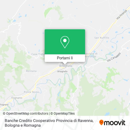 Mappa Banche Credito Cooperativo Provincia di Ravenna