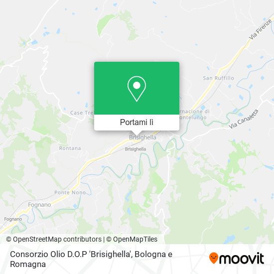 Mappa Consorzio Olio D.O.P 'Brisighella'
