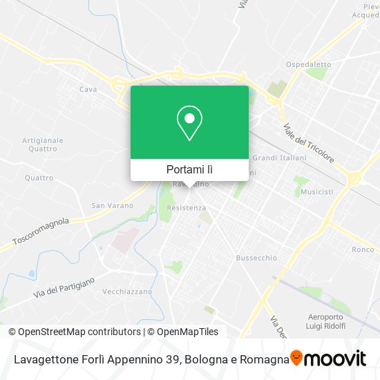 Mappa Lavagettone Forlì Appennino 39