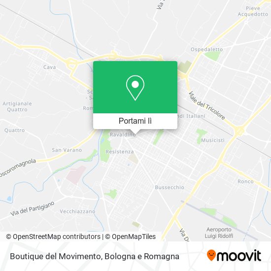 Mappa Boutique del Movimento