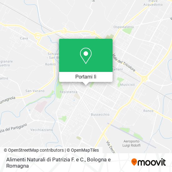 Mappa Alimenti Naturali di Patrizia F. e C.