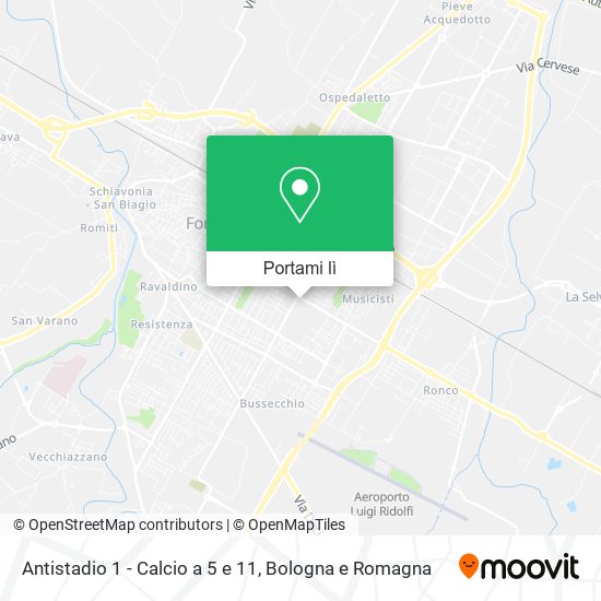 Mappa Antistadio 1 - Calcio a 5 e 11