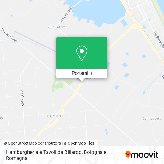 Mappa Hamburgheria e Tavoli da Biliardo