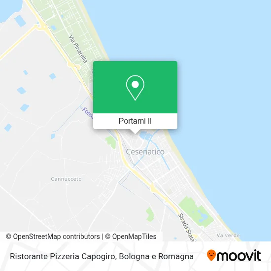 Mappa Ristorante Pizzeria Capogiro