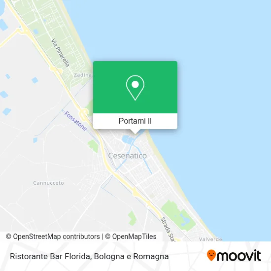 Mappa Ristorante Bar Florida