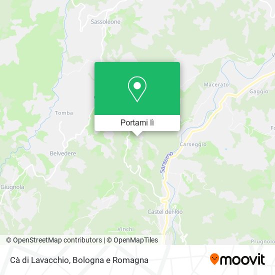 Mappa Cà di Lavacchio