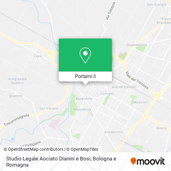 Mappa Studio Legale Aociato Dianini e Bosi