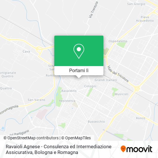 Mappa Ravaioli Agnese - Consulenza ed Intermediazione Assicurativa