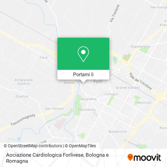 Mappa Aociazione Cardiologica Forlivese