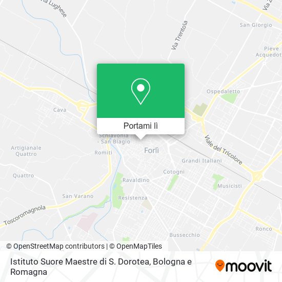 Mappa Istituto Suore Maestre di S. Dorotea