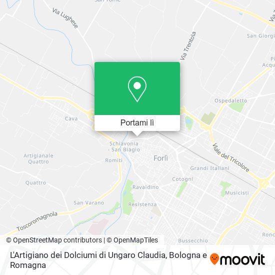 Mappa L'Artigiano dei Dolciumi di Ungaro Claudia