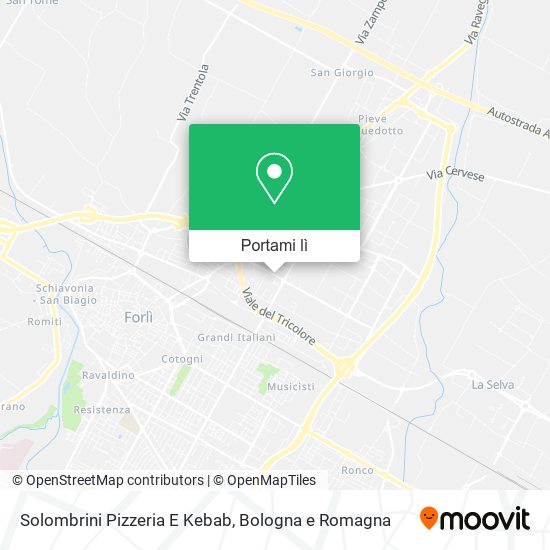 Mappa Solombrini Pizzeria E Kebab