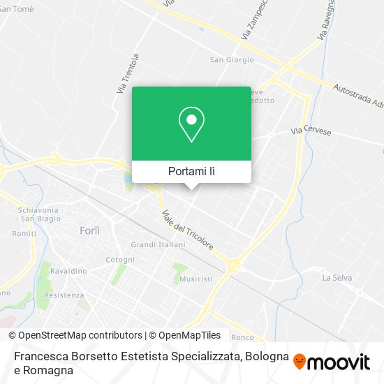 Mappa Francesca Borsetto Estetista Specializzata
