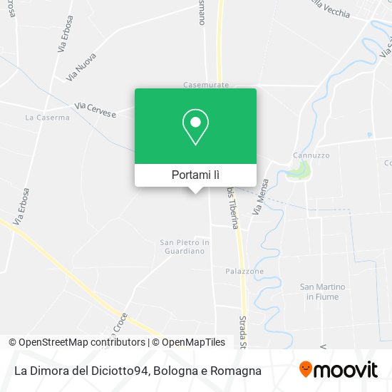 Mappa La Dimora del Diciotto94