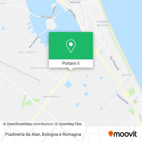 Mappa Piadineria da Alan