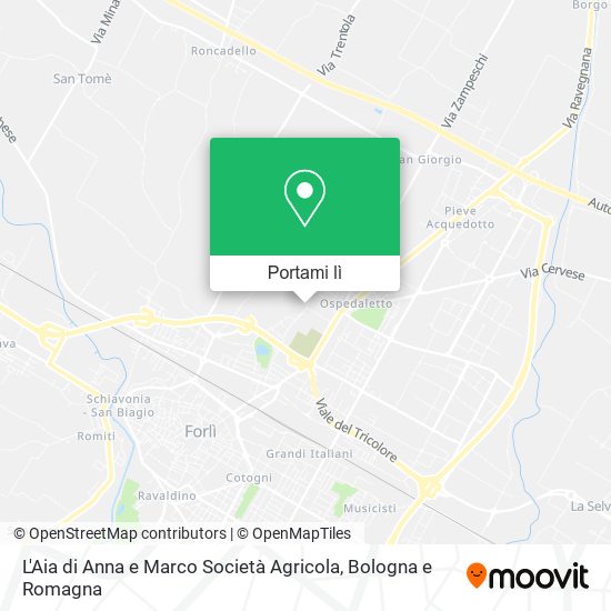 Mappa L'Aia di Anna e Marco Società Agricola