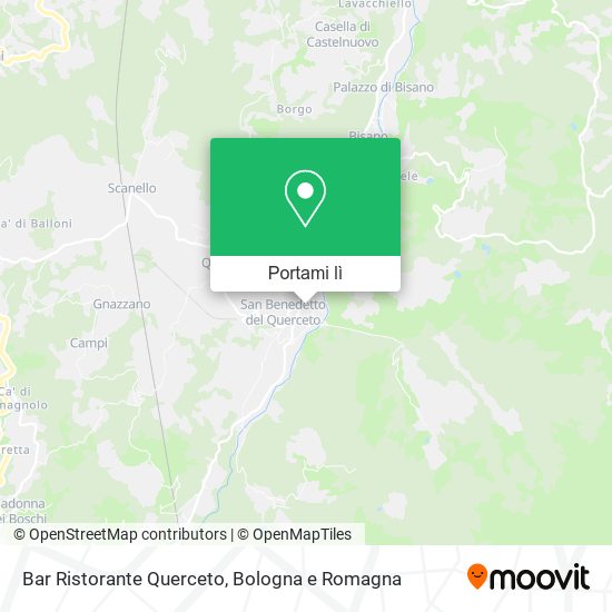 Mappa Bar Ristorante Querceto