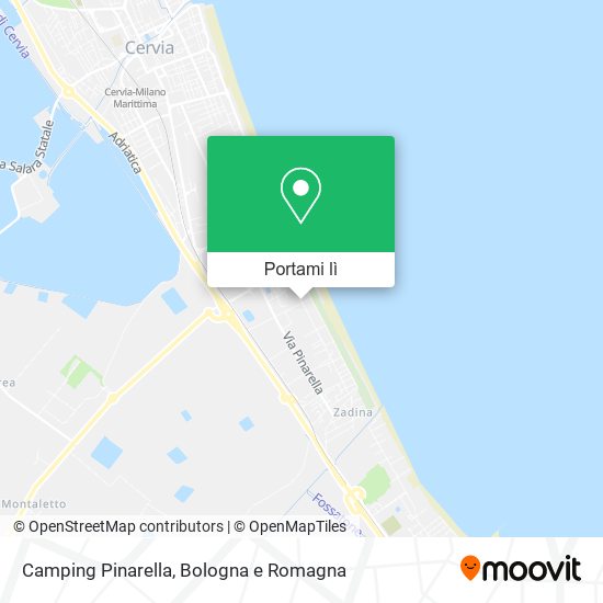 Mappa Camping Pinarella