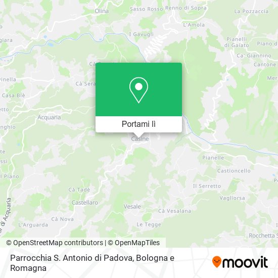 Mappa Parrocchia S. Antonio di Padova