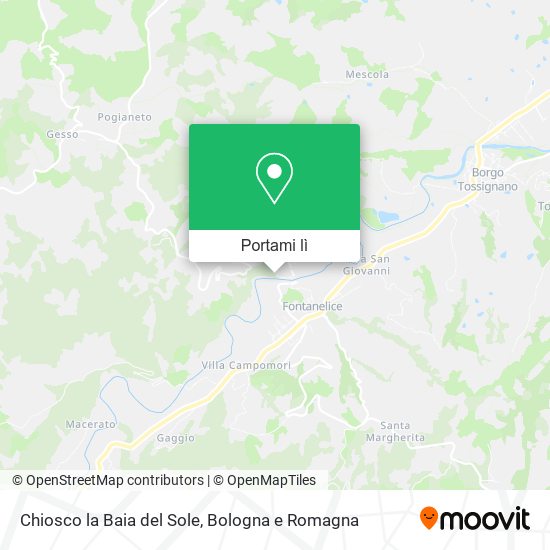 Mappa Chiosco la Baia del Sole