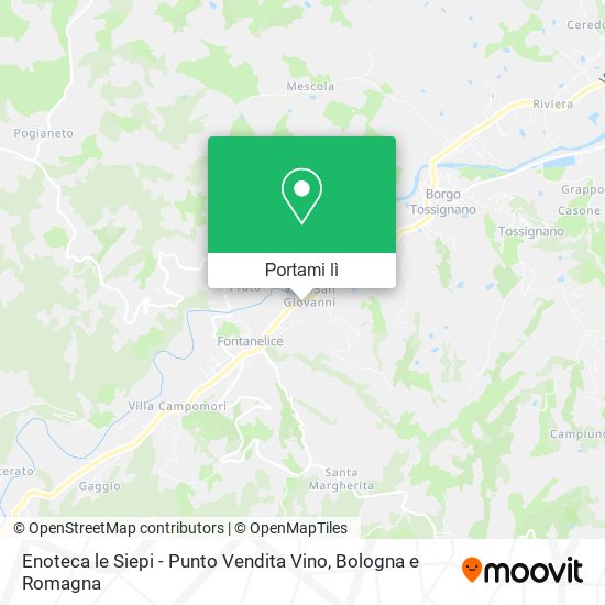 Mappa Enoteca le Siepi - Punto Vendita Vino