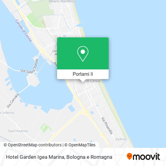 Mappa Hotel Garden Igea Marina