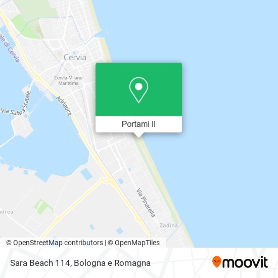 Mappa Sara Beach 114