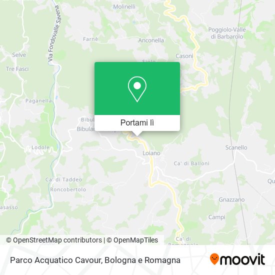 Mappa Parco Acquatico Cavour