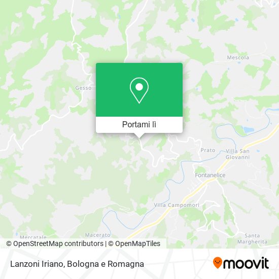 Mappa Lanzoni Iriano