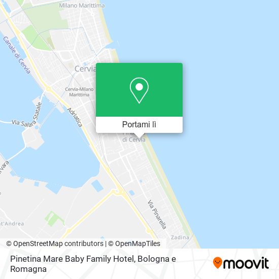 Mappa Pinetina Mare Baby Family Hotel