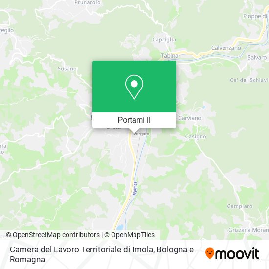 Mappa Camera del Lavoro Territoriale di Imola